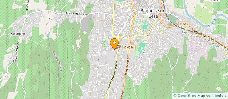 localisation de l'entreprise MONSIEUR MICKAEL MONSERET  BAGNOLS-SUR-CEZE