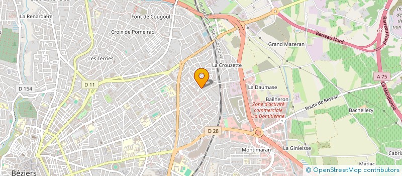 localisation de l'entreprise MONSIEUR MICKAEL MONTAULON à BEZIERS