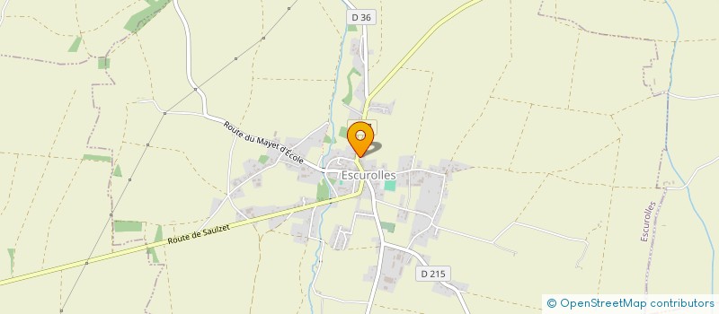 localisation de l'entreprise MONSIEUR MICKAEL MORAIS  ESCUROLLES