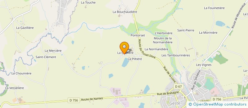 localisation de l'entreprise MONSIEUR MICKAEL MOREAU à MONTREVAULT-SUR-EVRE