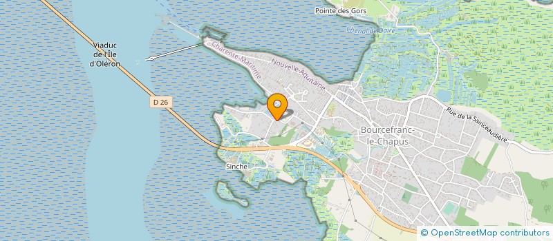 localisation de l'entreprise MONSIEUR MICKAEL MOREAU  BOURCEFRANC-LE-CHAPUS