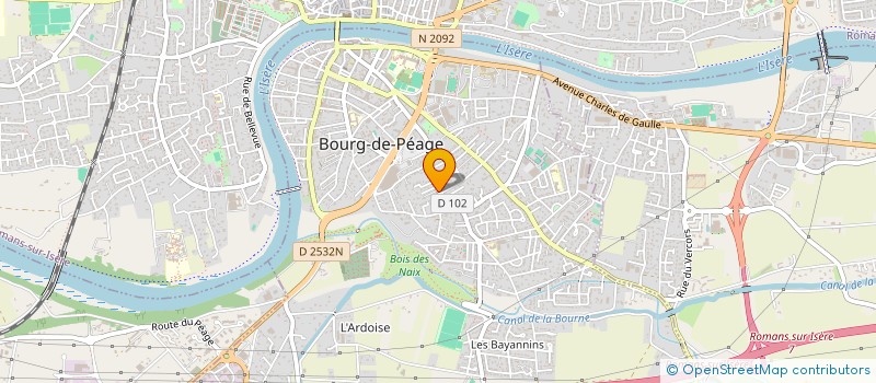 localisation de l'entreprise MONSIEUR MICKAEL MOREL à BOURG-DE-PEAGE
