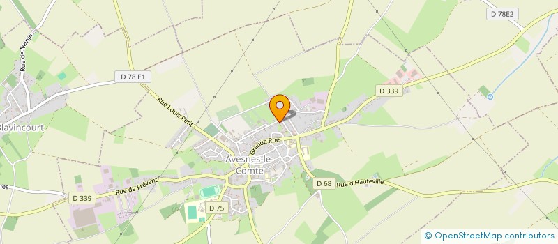 localisation de l'entreprise MONSIEUR MICKAEL MOREL  AVESNES-LE-COMTE