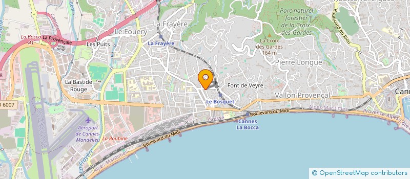 localisation de l'entreprise MONSIEUR MICKAEL MOREL à CANNES