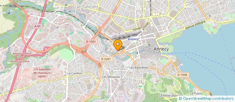 localisation de l'entreprise MONSIEUR MICKAEL MORELLI à ANNECY
