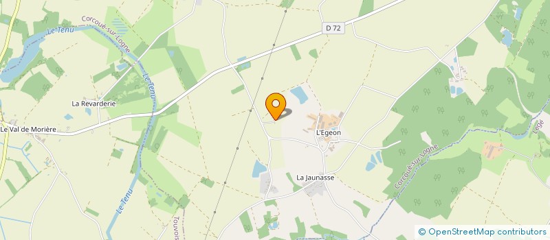 localisation de l'entreprise MONSIEUR MICKAEL MORISSET  CORCOUE-SUR-LOGNE