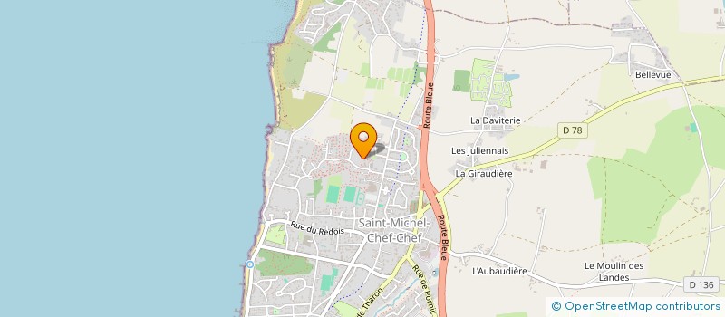 localisation de l'entreprise MONSIEUR MICKAEL MORVAN  SAINT-MICHEL-CHEF-CHEF