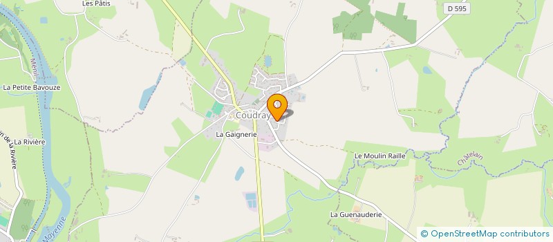 localisation de l'entreprise MONSIEUR MICKAEL MOUCHET  COUDRAY