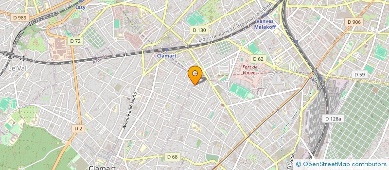 localisation de l'entreprise MONSIEUR MICKAEL MOUTEAU  CHATILLON