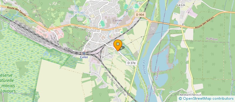 localisation de l'entreprise MONSIEUR MICKAEL MOUTOT  CULOZ-BEON