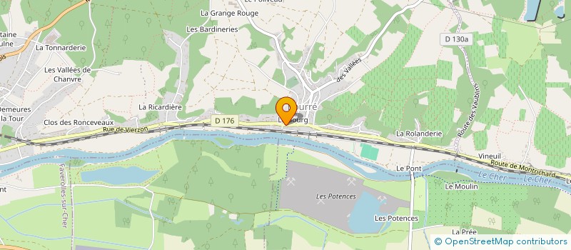 localisation de l'entreprise MONSIEUR MICKAEL MOZET  SAINT-GEORGES-SUR-CHER