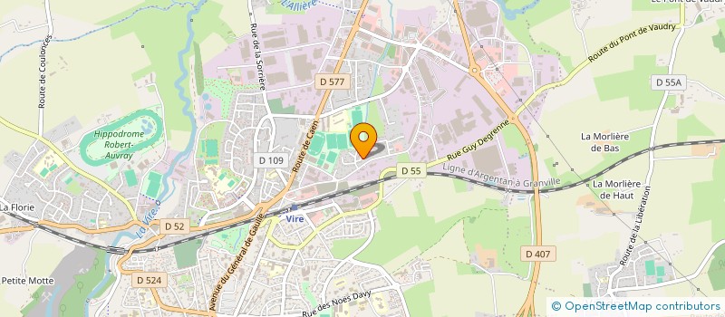 localisation de l'entreprise MONSIEUR MICKAEL MULOT  VIRE NORMANDIE