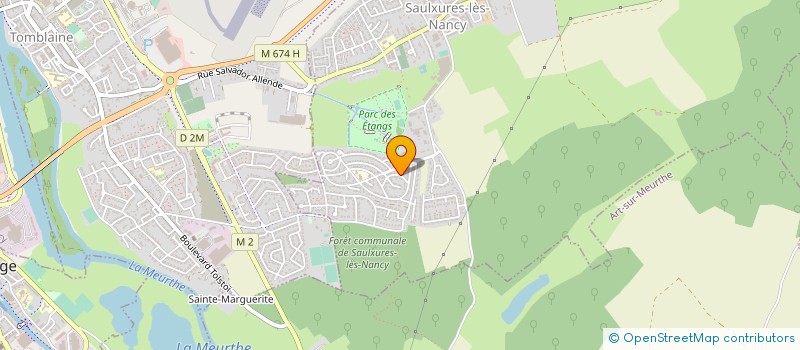 localisation de l'entreprise MONSIEUR MICKAEL MUNIER  SAULXURES-LES-NANCY