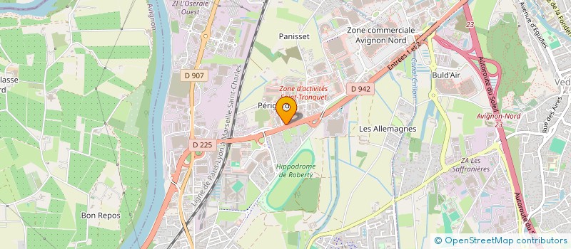 localisation de l'entreprise MONSIEUR MICKAEL MURGIA  LE PONTET