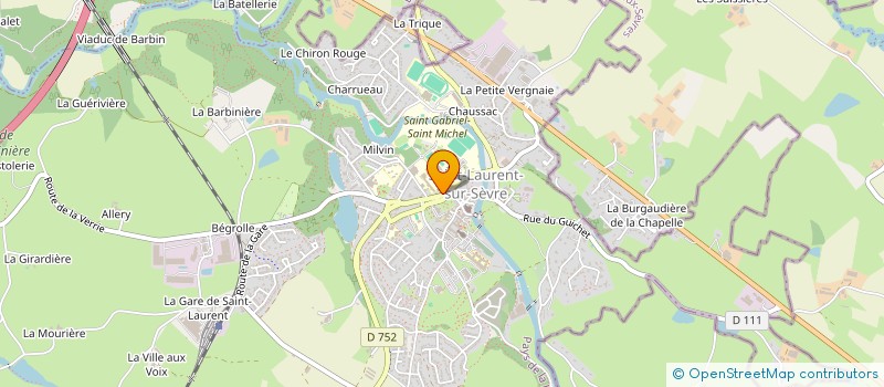 localisation de l'entreprise MONSIEUR MICKAEL MURZAUD à SAINT-LAURENT-SUR-SEVRE