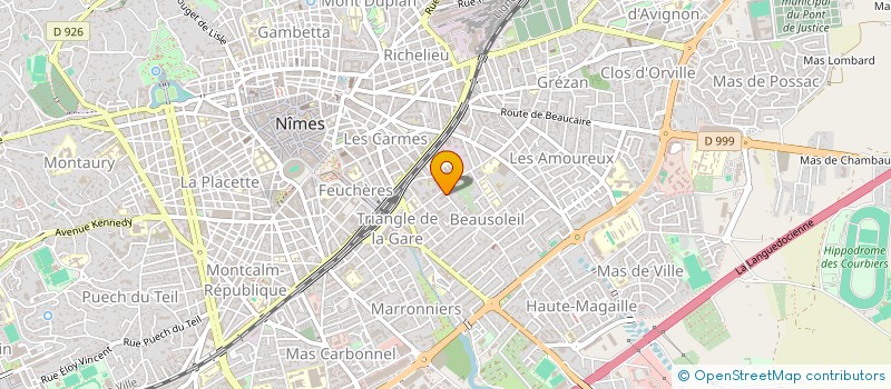 localisation de l'entreprise MONSIEUR MICKAEL NARAYANIN  NIMES