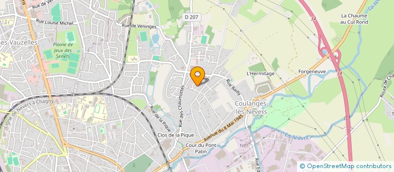 localisation de l'entreprise MONSIEUR MICKAEL NAU  COULANGES-LES-NEVERS