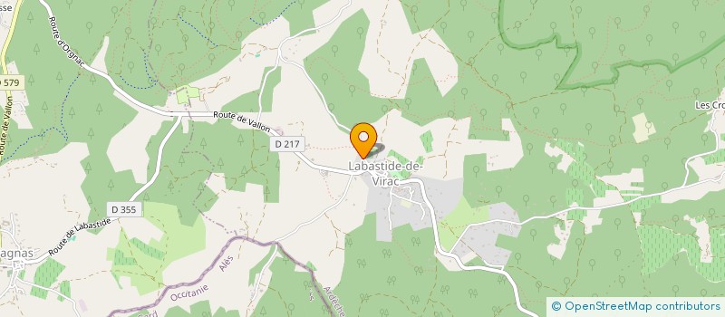 localisation de l'entreprise MONSIEUR MICKAEL NAVARRO  LABASTIDE-DE-VIRAC