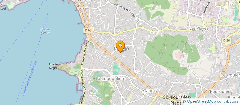 localisation de l'entreprise MONSIEUR MICKAEL NEGREL à SIX-FOURS-LES-PLAGES