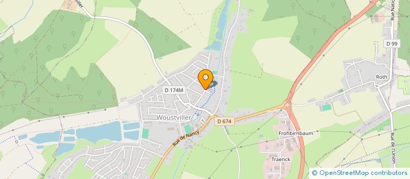 localisation de l'entreprise MONSIEUR MICKAEL NIEFFER  WOUSTVILLER