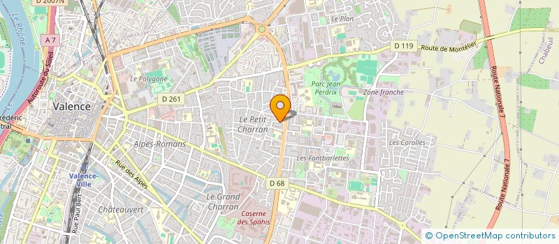 localisation de l'entreprise MONSIEUR MICKAEL NISME à VALENCE