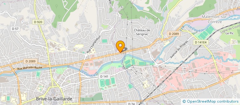 localisation de l'entreprise MONSIEUR MICKAEL NOAILLETAS  BRIVE-LA-GAILLARDE