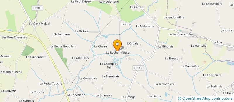 localisation de l'entreprise MONSIEUR MICKAEL NOBLET  LIVRE-SUR-CHANGEON