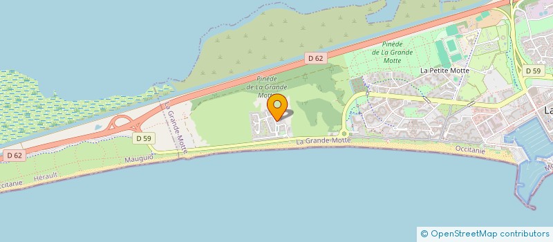 localisation de l'entreprise MONSIEUR MICKAEL NOYER  LA GRANDE-MOTTE