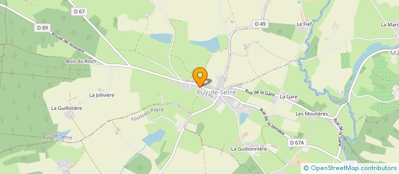 localisation de l'entreprise MONSIEUR MICKAEL NOYON  PUY-DE-SERRE