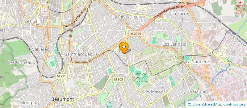 localisation de l'entreprise MONSIEUR MICKAEL OFFMANN  CLERMONT-FERRAND