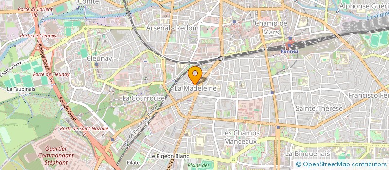 localisation de l'entreprise MONSIEUR MICKAEL OGER  RENNES