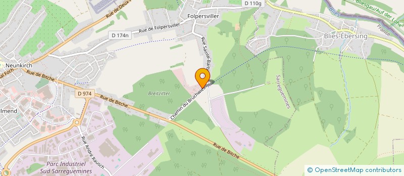 localisation de l'entreprise MONSIEUR MICKAEL OHLEMANN  SARREGUEMINES