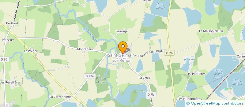 localisation de l'entreprise MONSIEUR MICKAEL OLAGNON à SAINT-GERMAIN-SUR-RENON