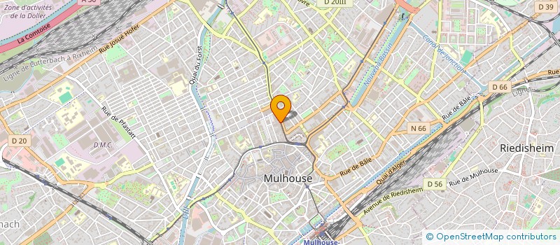 localisation de l'entreprise MONSIEUR MICKAEL OLIVEIRA  MULHOUSE