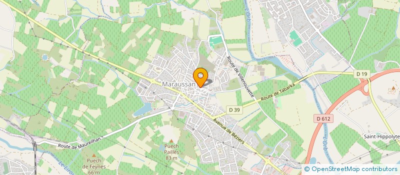 localisation de l'entreprise MONSIEUR MICKAEL ORTUNO  BEZIERS