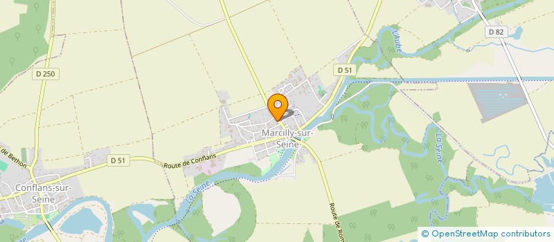 localisation de l'entreprise MONSIEUR MICKAEL OUDARD  MARCILLY-SUR-SEINE