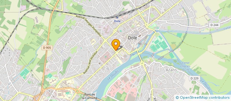 localisation de l'entreprise MONSIEUR MICKAEL OUTHIER à DOLE