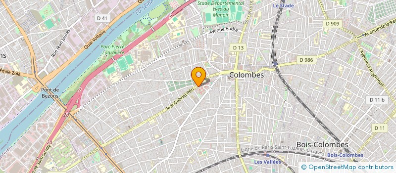 localisation de l'entreprise MONSIEUR MICKAEL PADOU  COLOMBES