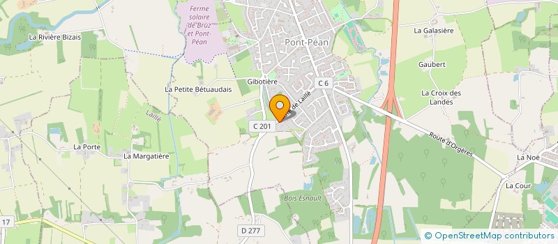 localisation de l'entreprise MONSIEUR MICKAEL PAGIS  PONT-PEAN