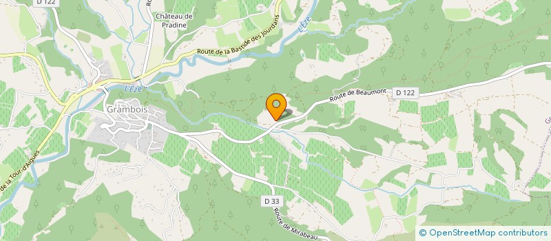 localisation de l'entreprise MONSIEUR MICKAEL PAIN  GRAMBOIS