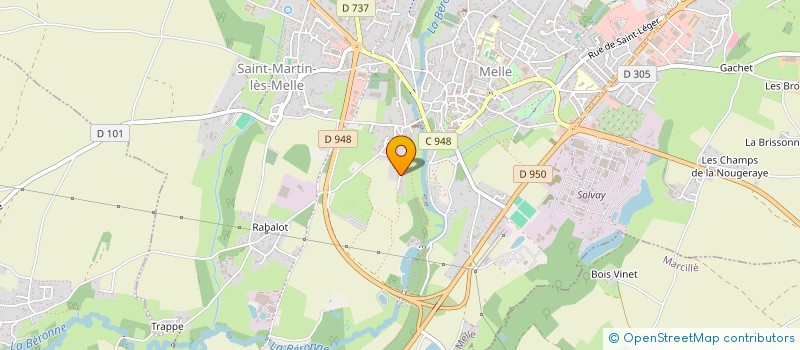 localisation de l'entreprise MONSIEUR MICKAEL PAIRAULT à MELLE