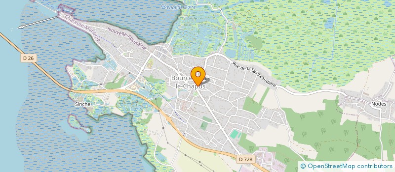 localisation de l'entreprise MONSIEUR MICKAEL PAPIN  BOURCEFRANC-LE-CHAPUS