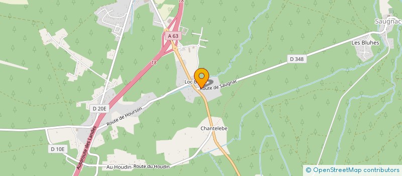 localisation de l'entreprise MONSIEUR MICKAEL PAPINEAU  SAUGNAC-ET-MURET