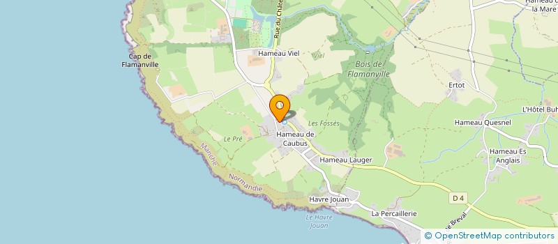 localisation de l'entreprise MONSIEUR MICKAEL PAQUEZ à FLAMANVILLE