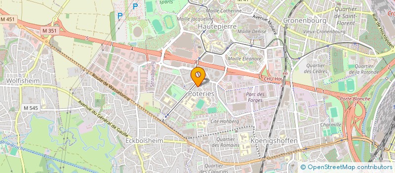 localisation de l'entreprise MONSIEUR MICKAEL PARDAL à STRASBOURG