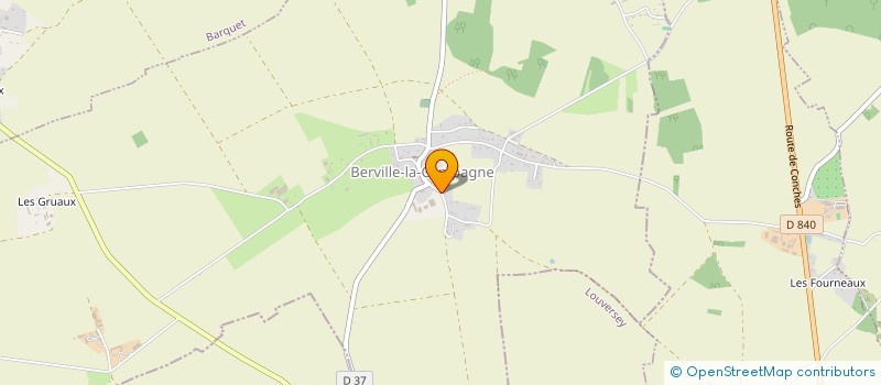 localisation de l'entreprise MONSIEUR MICKAEL PARMENTIER  BERVILLE-LA-CAMPAGNE