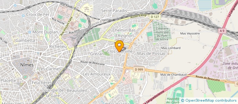 localisation de l'entreprise MONSIEUR MICKAEL PASCUAL  NIMES