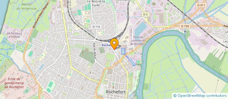 localisation de l'entreprise MONSIEUR MICKAEL PATIENT  ROCHEFORT