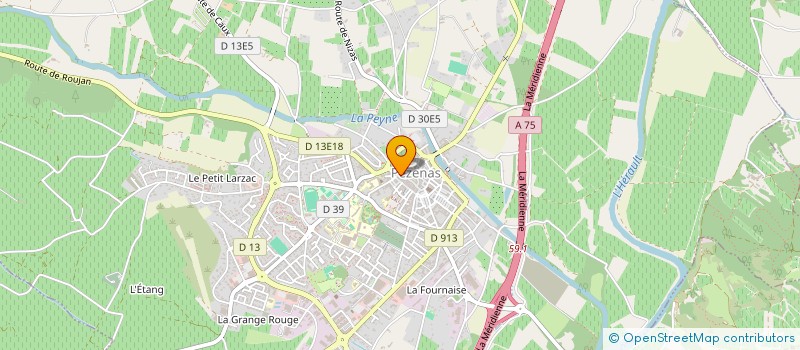 localisation de l'entreprise MONSIEUR MICKAEL PATRAC à PEZENAS