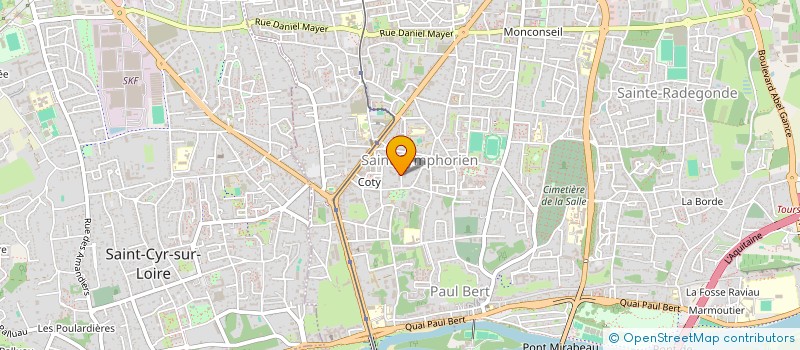 localisation de l'entreprise MONSIEUR MICKAEL PATRY  TOURS